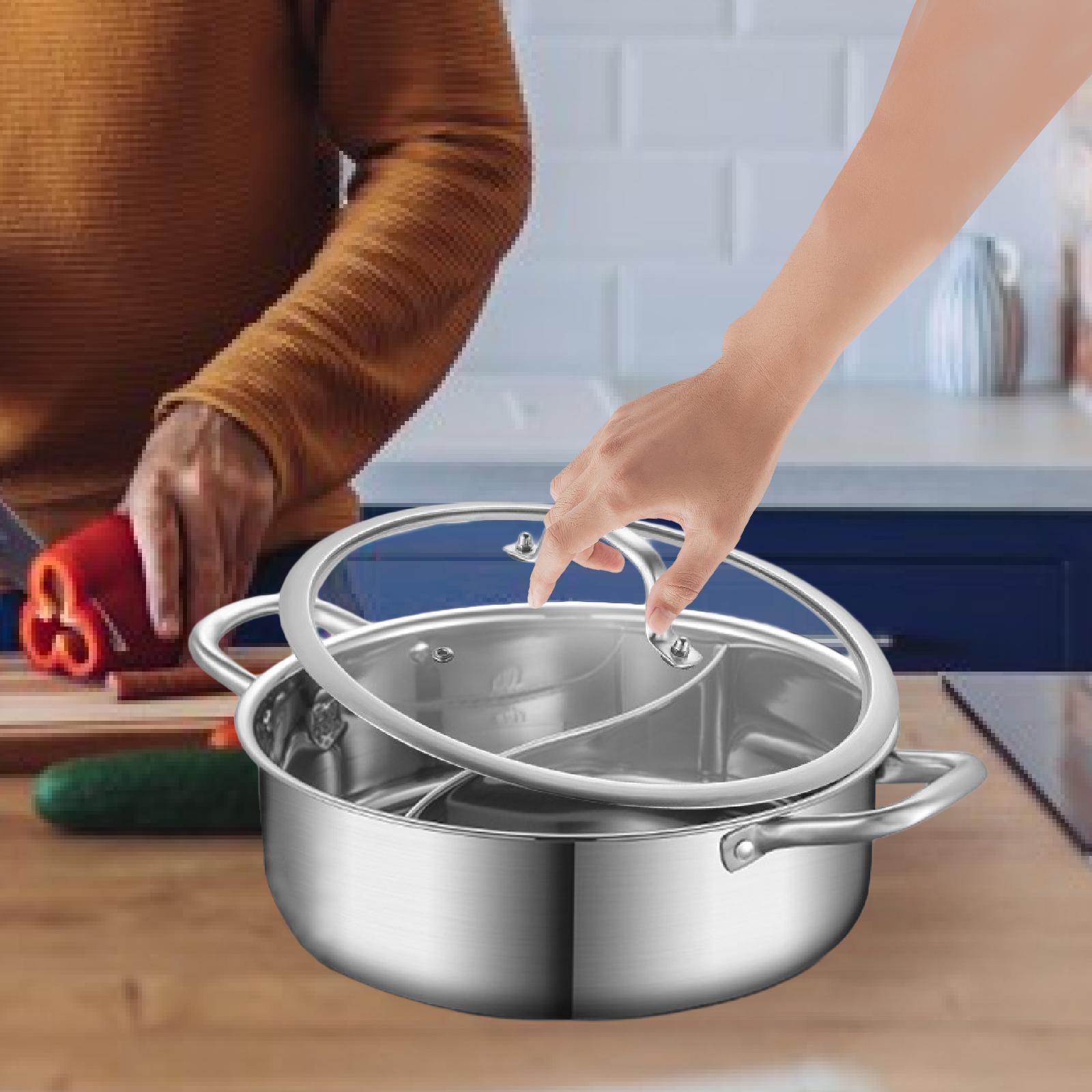 Hot Pot with Divider Gas Stock - đánh giá và giá Home Cooking Gas