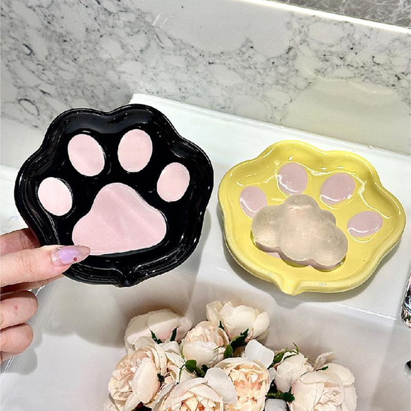 1pc Cute Ceramic Cat Claw Soap - đánh giá và giá Home Cooking Recipes