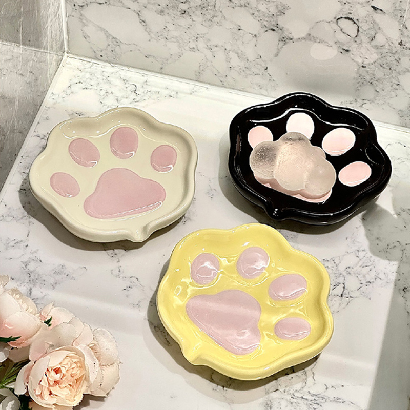 1pc Cute Ceramic Cat Claw Soap - đánh giá và giá Home Cooking Recipes