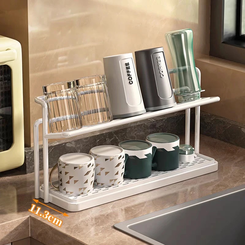2-Tier Cup Drying Rack With Dr - đánh giá và giá Home Cooking Recipes